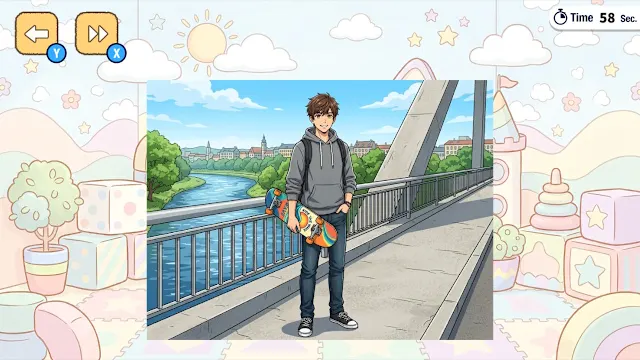 Handsome Watching Face Memory Challenge screenshot 1