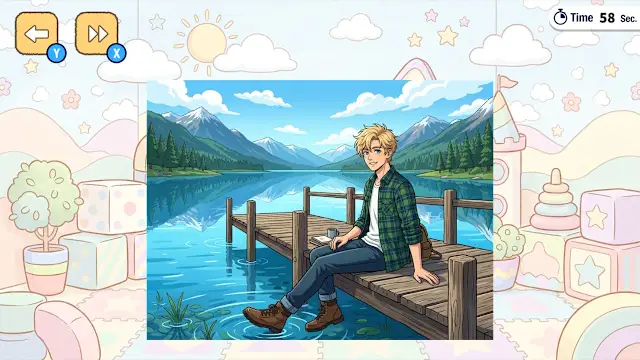 Handsome Watching Face Memory Challenge screenshot 3
