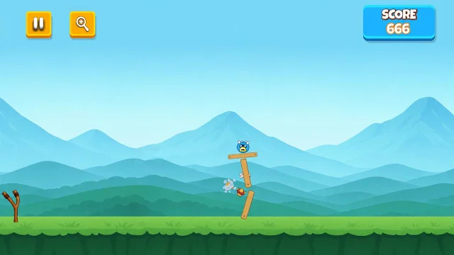 Monster Slingshot Smash screenshot 1