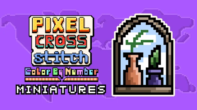 Pixel Cross Stitch: Miniatures