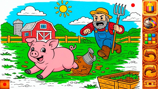 Animal Farm Coloring Book for Kids & Toddlers screenshot 4