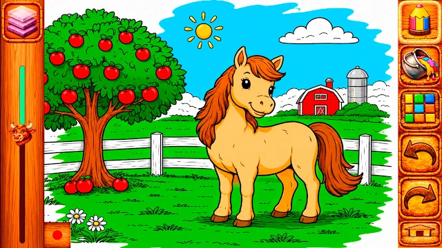 Animal Farm Coloring Book for Kids & Toddlers screenshot 2