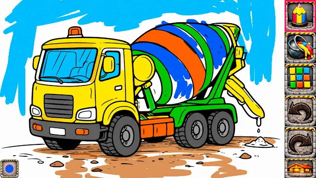 Tiny Builders Coloring Book for Kids screenshot 2