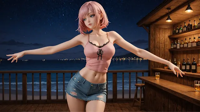 Anime Uni 3D: Hot Vacay screenshot 5