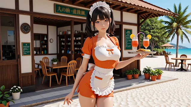 Anime Uni 3D: Hot Vacay screenshot 3