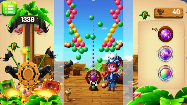 Bubble Shooter Piratery screenshot 2