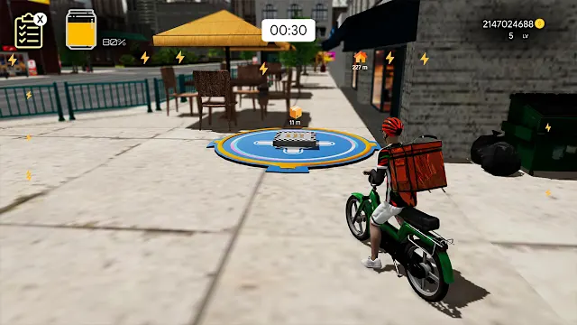 Bike Food Delivery Simulator screenshot 0