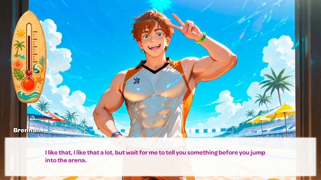 Beach Volleyball Boys: Hot Spike screenshot 0