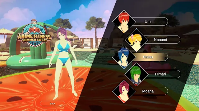 Anime Fitness - Summer Sweat screenshot 1