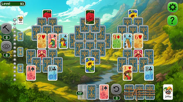 Weekend Solitaire Summer Village screenshot 2