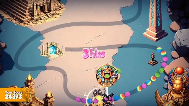 Zumba - The Pharaoh's Marble Revenge screenshot 2