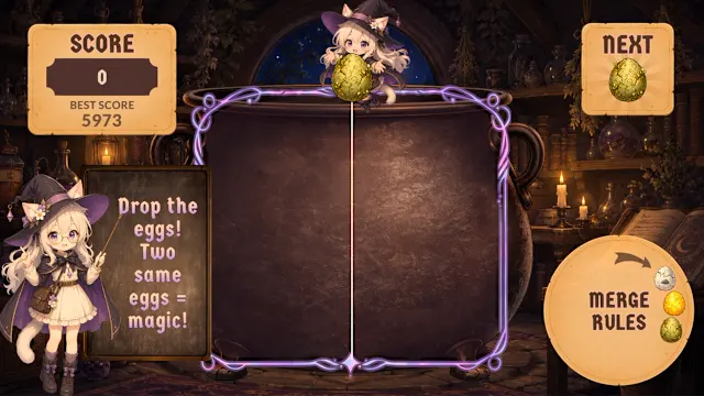 Magic Kittens Merge screenshot 1