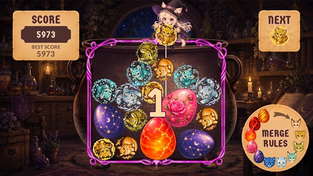 Magic Kittens Merge screenshot 5