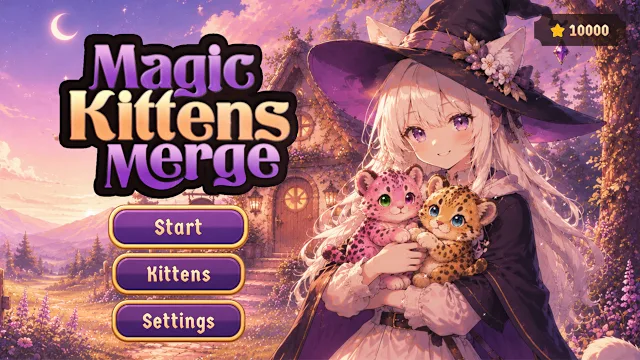 Magic Kittens Merge screenshot 0