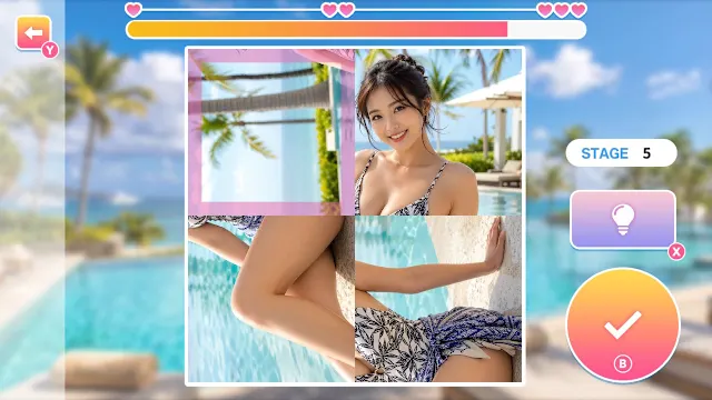 Resort Beauties : HENTAI Photo Puzzle screenshot 0