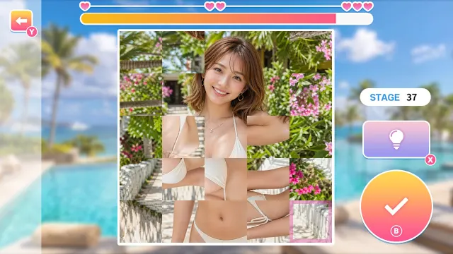 Resort Beauties : HENTAI Photo Puzzle screenshot 2