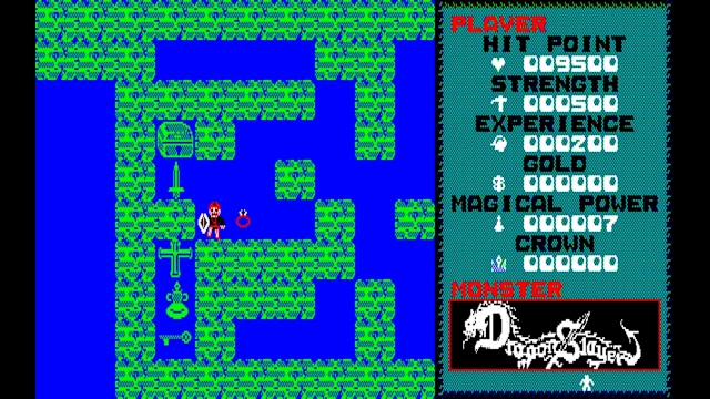 EGGCONSOLE Dragon Slayer Level 2.0 PC-8801 screenshot 2