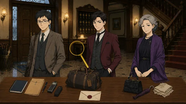 Mystery at Rainy Night Manor: The Missing Invitation screenshot 1