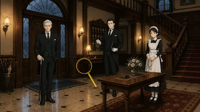 Mystery at Rainy Night Manor: The Missing Invitation screenshot 0