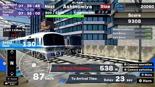 Train Plus Japan Drive Western Japan Trains! Rapid Service Edition screenshot 0
