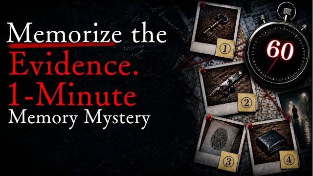 Memorize the Evidence.1-Minute Memory Mystery
