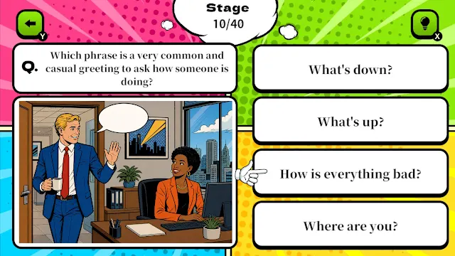 Manga English Native Phrase Quiz screenshot 1