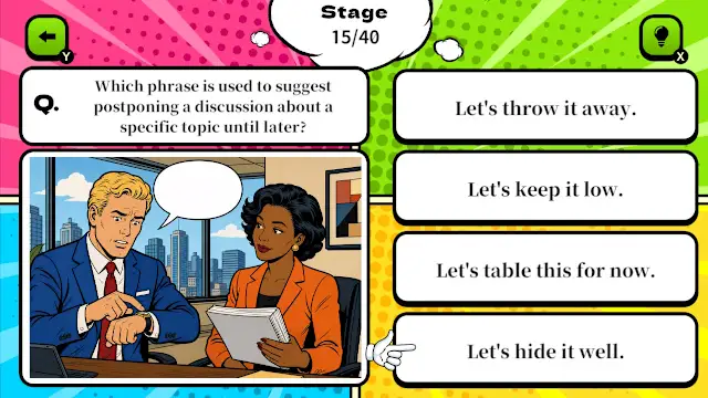 Manga English Native Phrase Quiz screenshot 2
