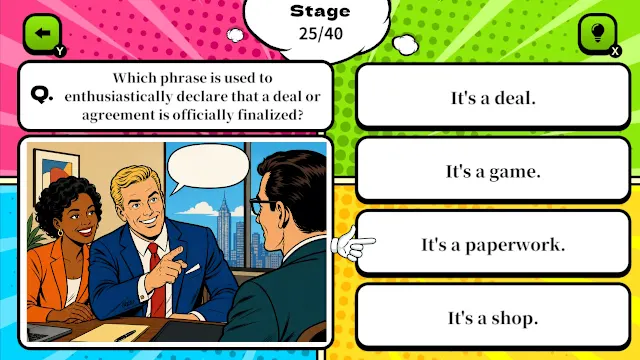 Manga English Native Phrase Quiz screenshot 3