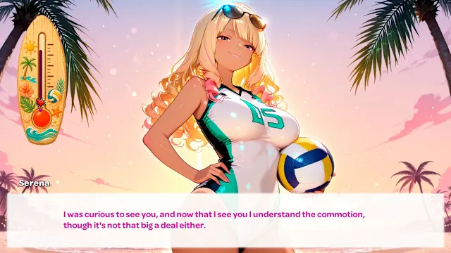 Beach Volleyball Girls: Hot Spike screenshot 0