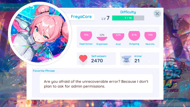 Bug Error 404: Anime Girls Not Found screenshot 3