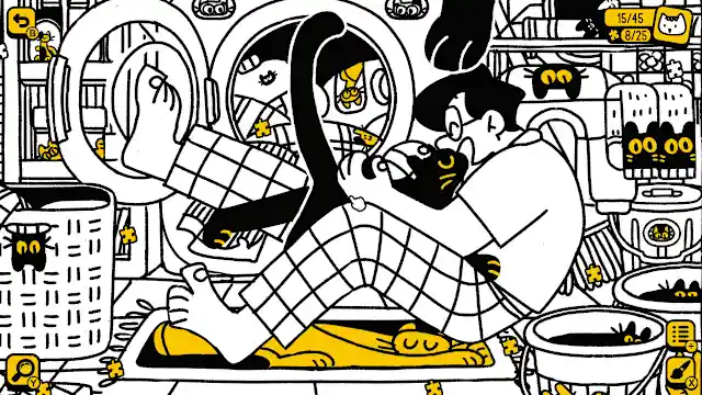Cats Around Us: Black Cat screenshot 1