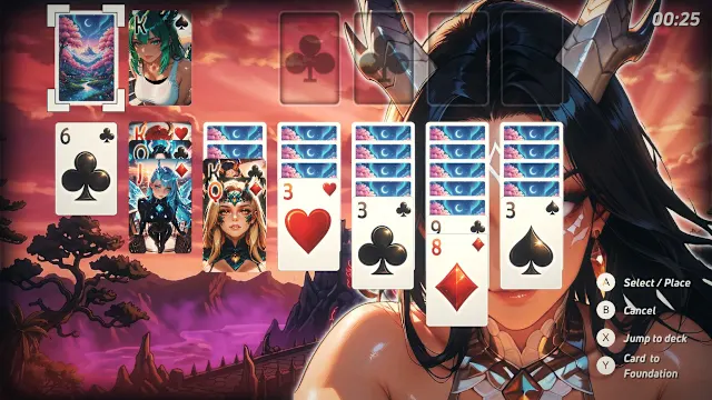 Solitaire World - Anime Waifus screenshot 3