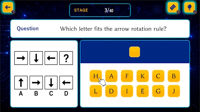 IQ Logic Codes: Number & Letter Puzzles screenshot 1