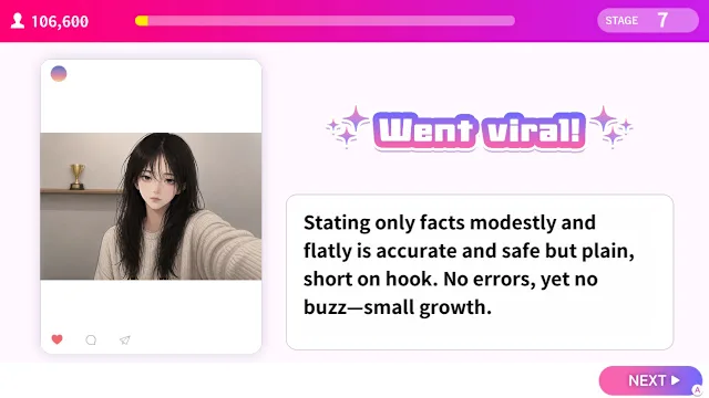 Aim for 1 Million! Influencer Dream screenshot 3