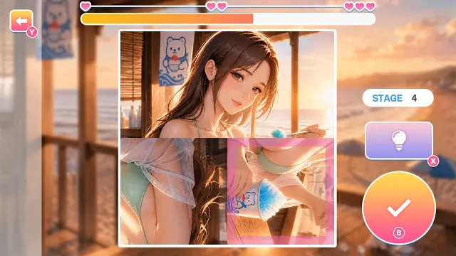 Dreamy Beauties: Heart-Pounding Illustration Puzzle screenshot 0