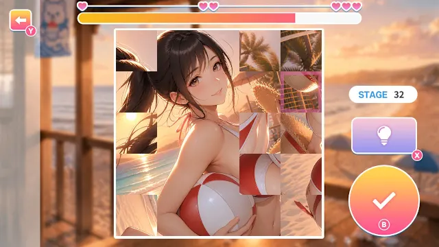 Dreamy Beauties: Heart-Pounding Illustration Puzzle screenshot 3
