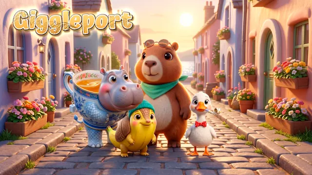 Giggleport: A Brainrot-Style Read-Along Adventure