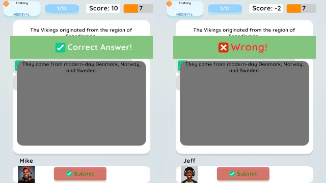 Quiz Challenge Multiplayer screenshot 2