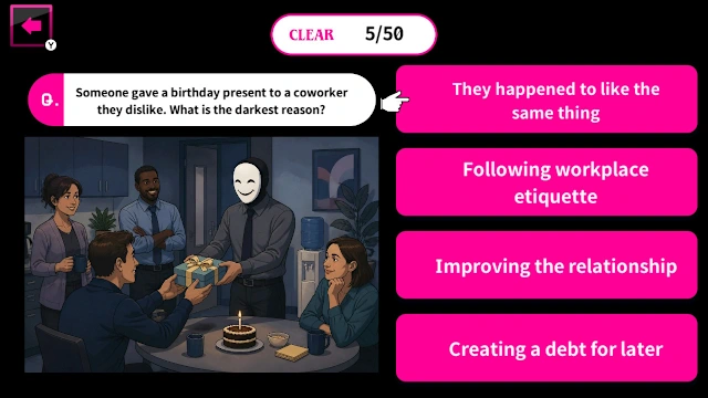 Psychopath Mind Quiz: Unmask Their Dark Nature screenshot 2