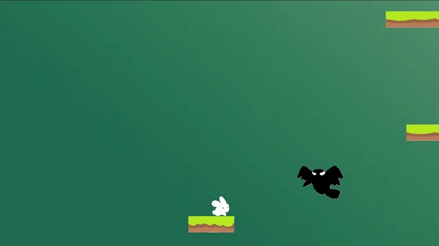RABBIT AND TURTLE HARSH JUMP RACE screenshot 2