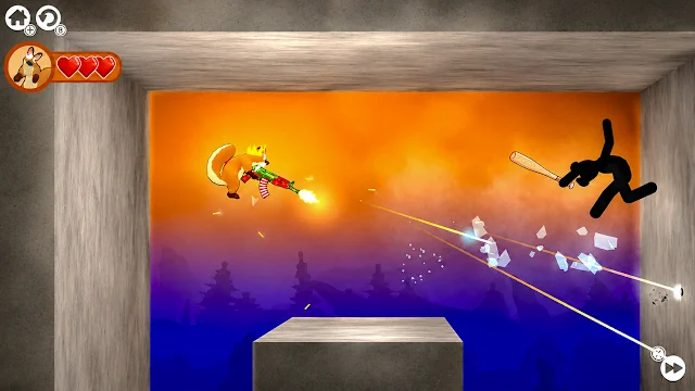 Nutty Gunner: 2D Squirrel Shooter screenshot 1