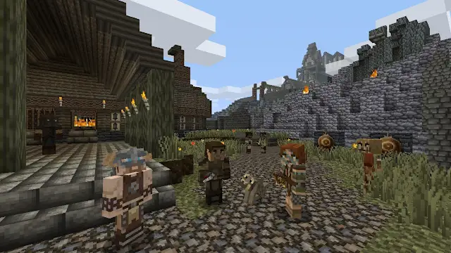 Minecraft Dragonborn Mash-up screenshot 4