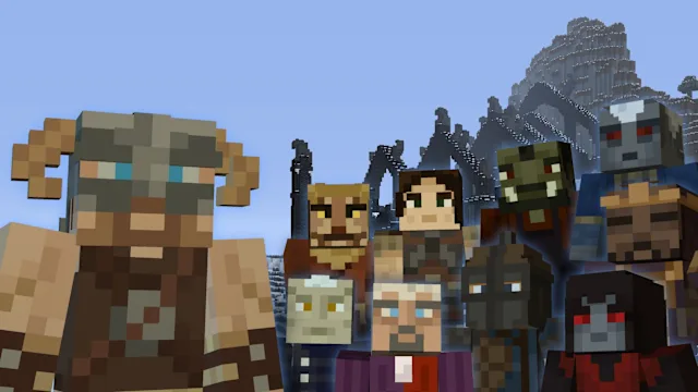 Minecraft Dragonborn Mash-up