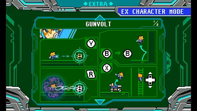 EX CHARACTER: GUNVOLT screenshot 1