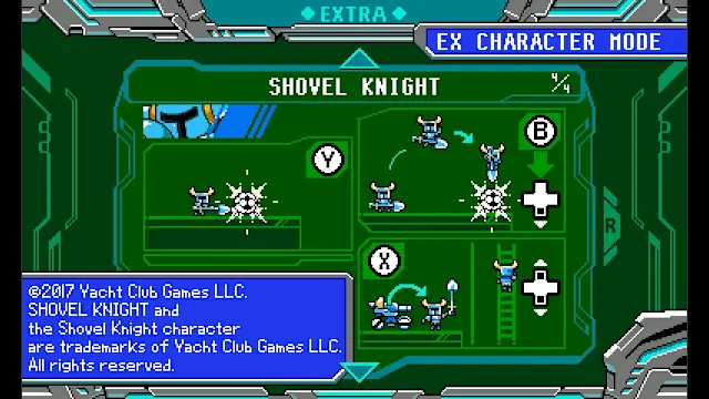 EX CHARACTER: SHOVEL KNIGHT screenshot 1
