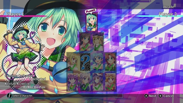 Touhou Kobuto V: Burst Battle - Koishi Komeiji screenshot 0