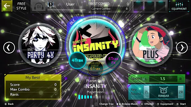 SUPERBEAT XONiC DLC iNSANITY screenshot 0