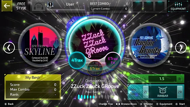 SUPERBEAT XONiC DLC ZZuck Zzuck Groove screenshot 0