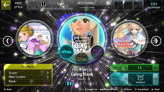 SUPERBEAT XONiC DLC Going Back screenshot 0