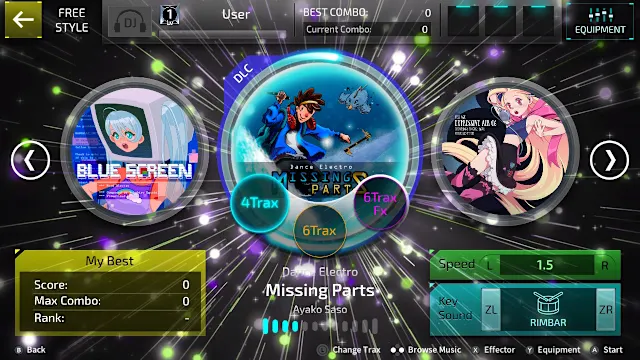 SUPERBEAT XONiC DLC Missing Parts screenshot 0